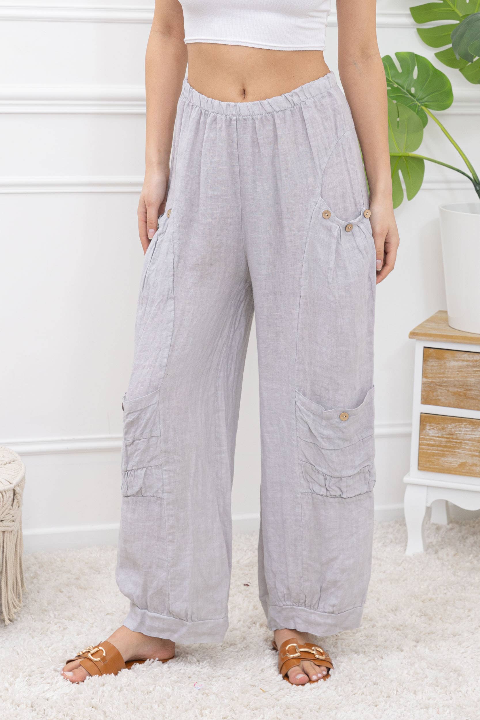 Pantalon en linen