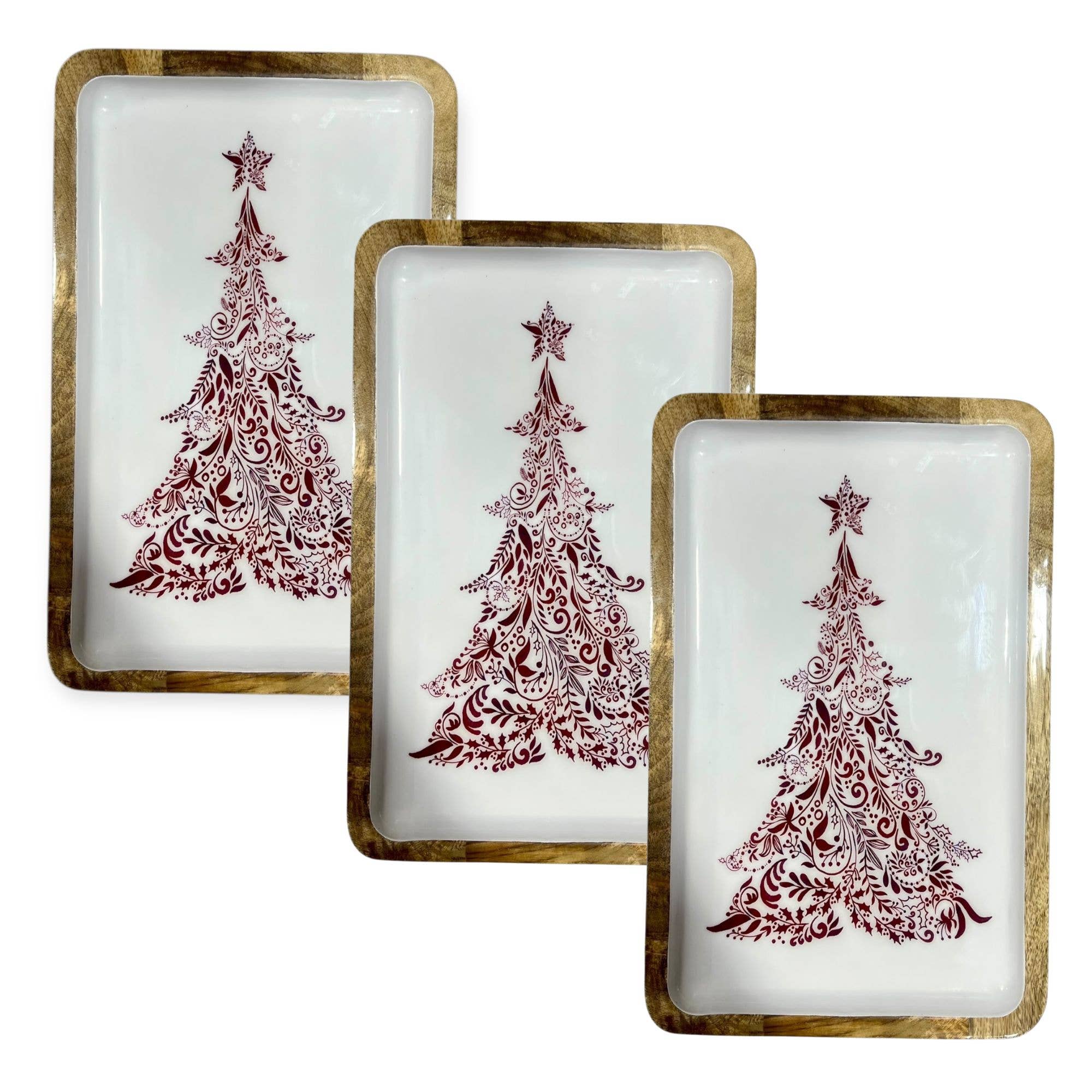 14" Christmas Tree Tray