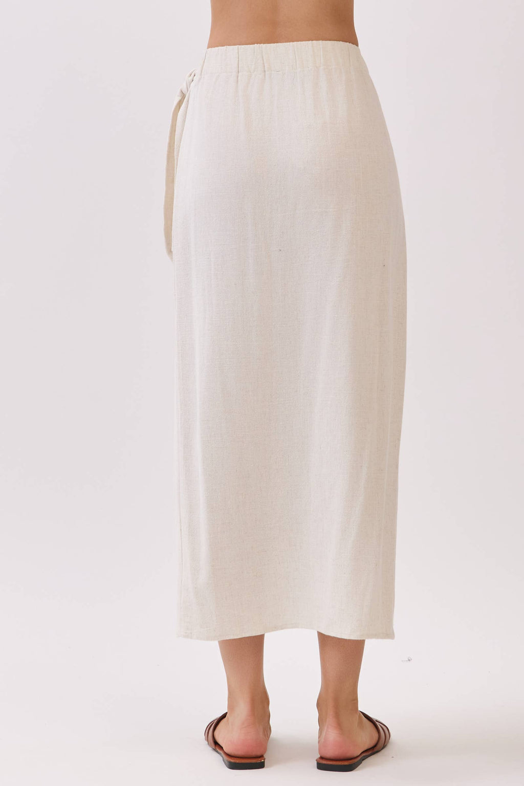 Side Tie Wrap Skirt