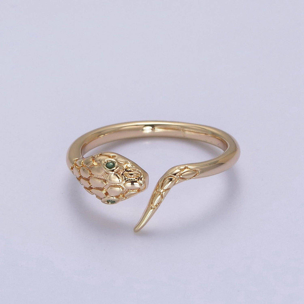 18k GF Snake Ring