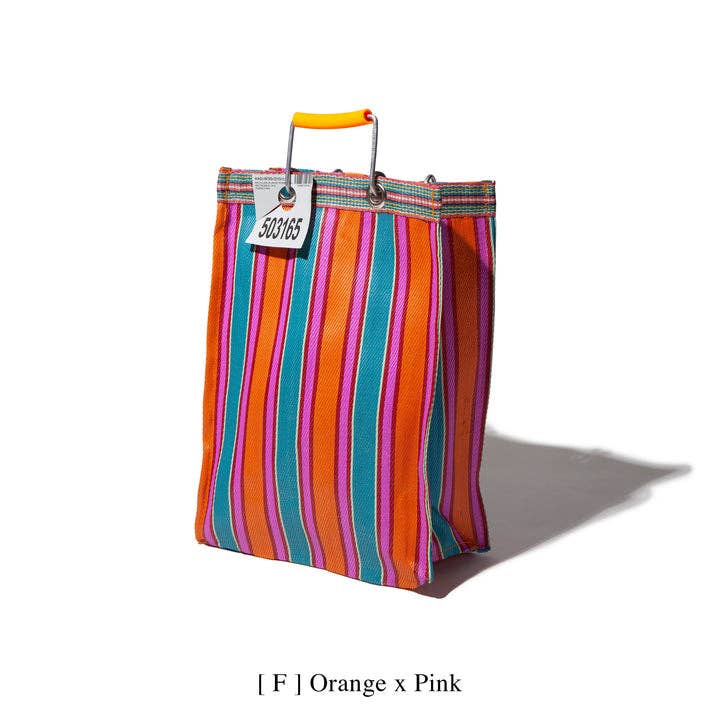 RECYCLED PLASTIC STRIPE BAG