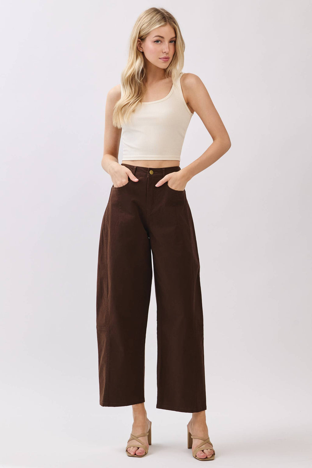 Cotton Barrel Pants
