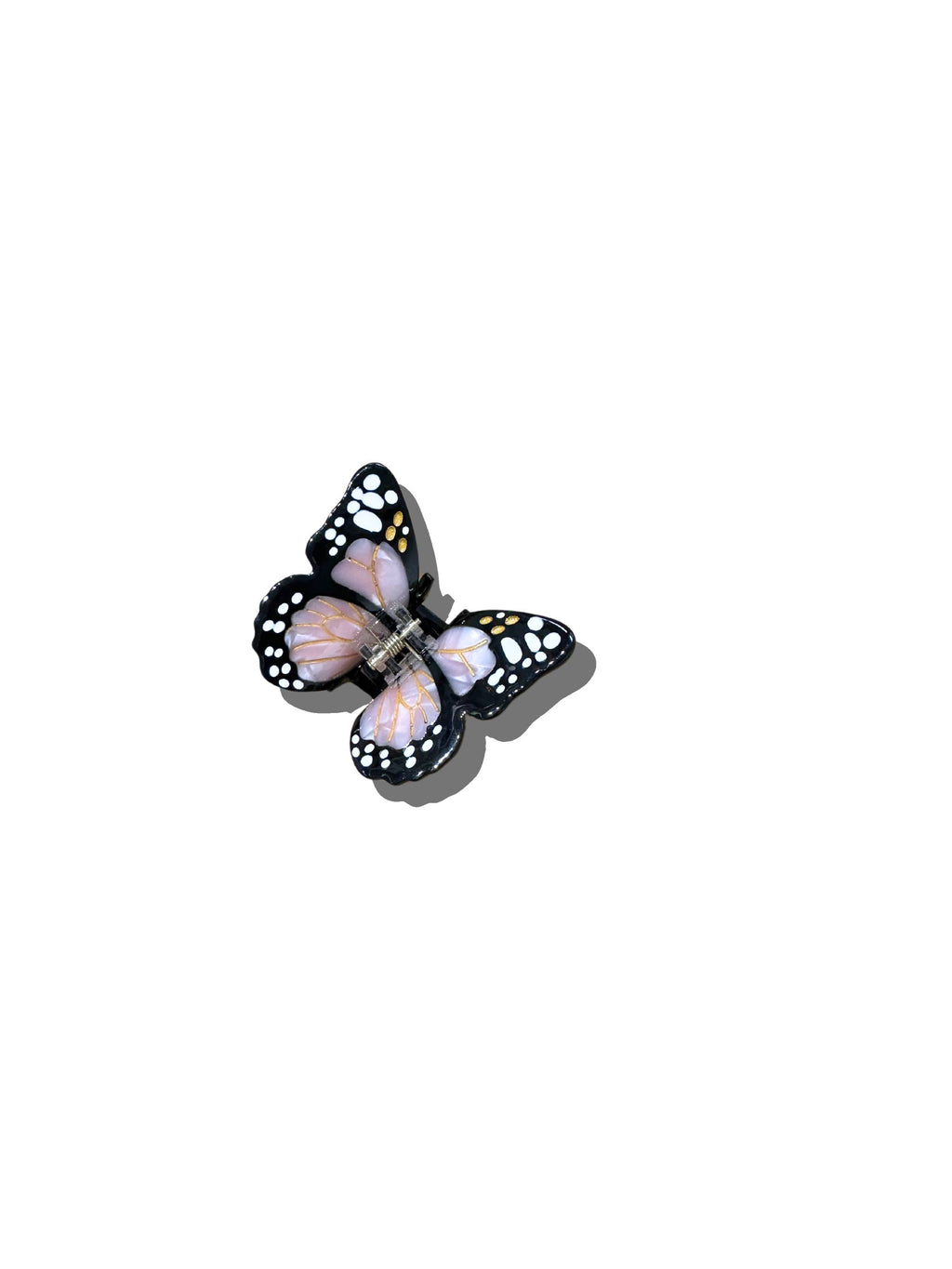 Hand-painted Mini Monarch Claw Clip