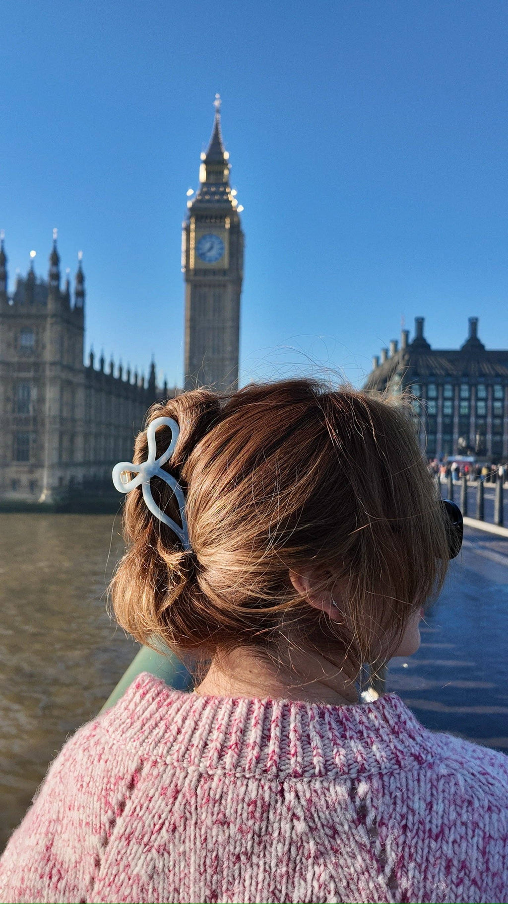 Ballet Bow Claw Clip