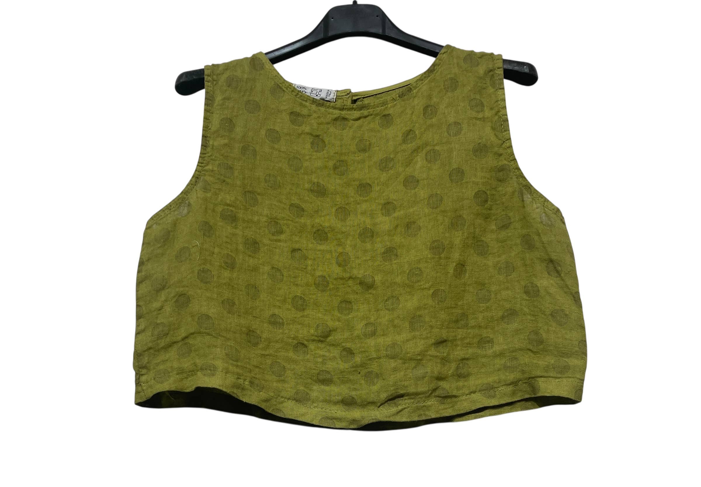 LINEN POLKA DOT CP