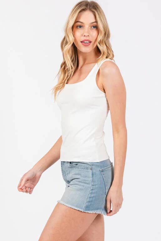 Double Layer Cotton Span Top