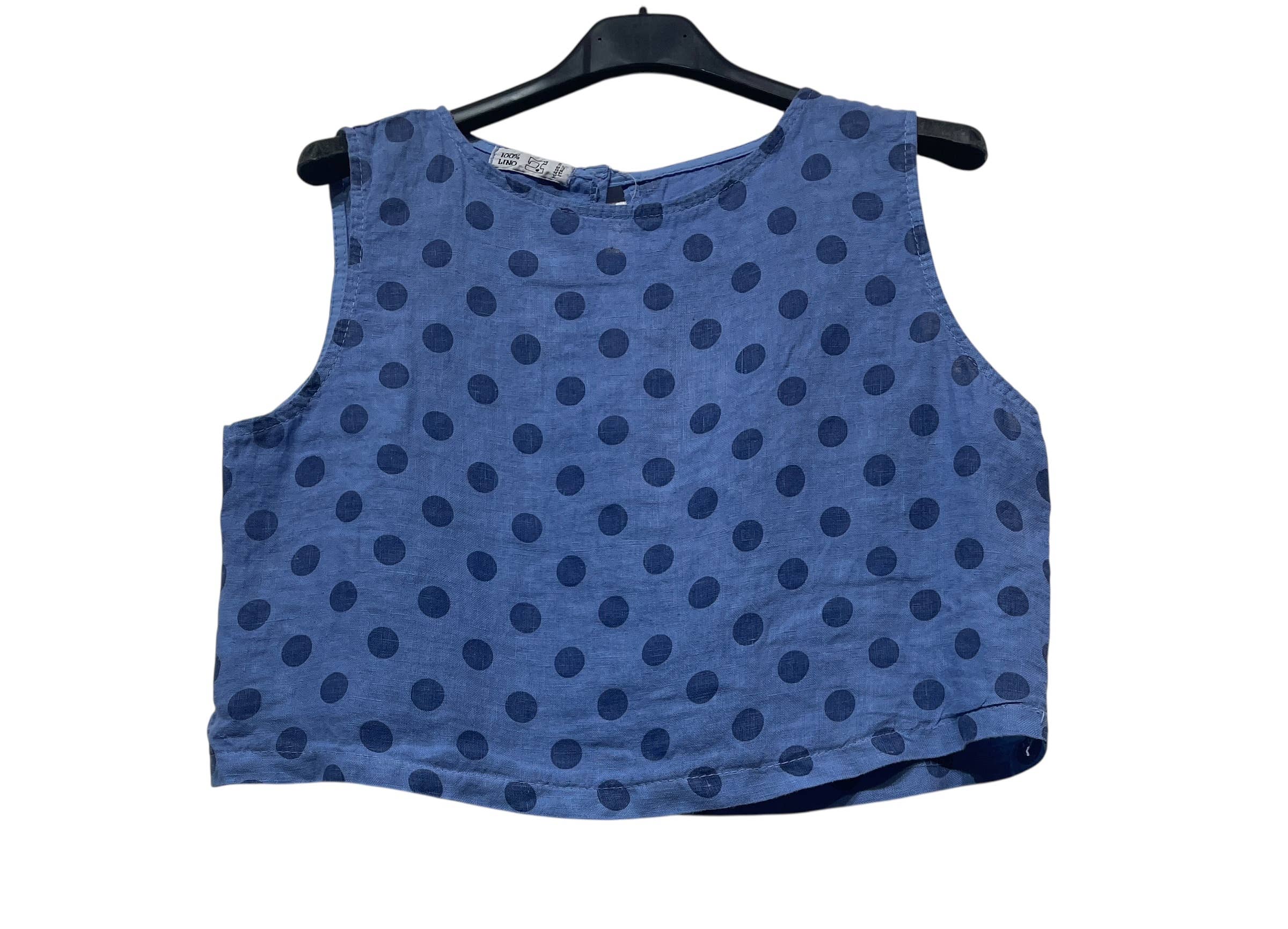 LINEN POLKA DOT CP