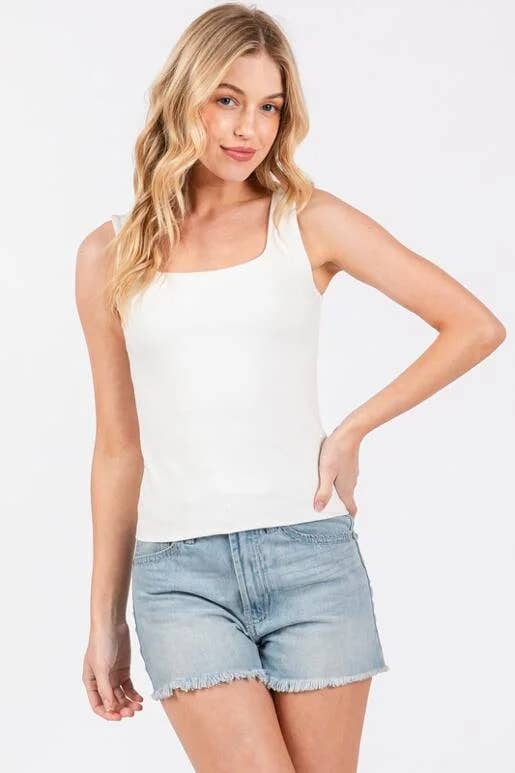 Double Layer Cotton Span Top