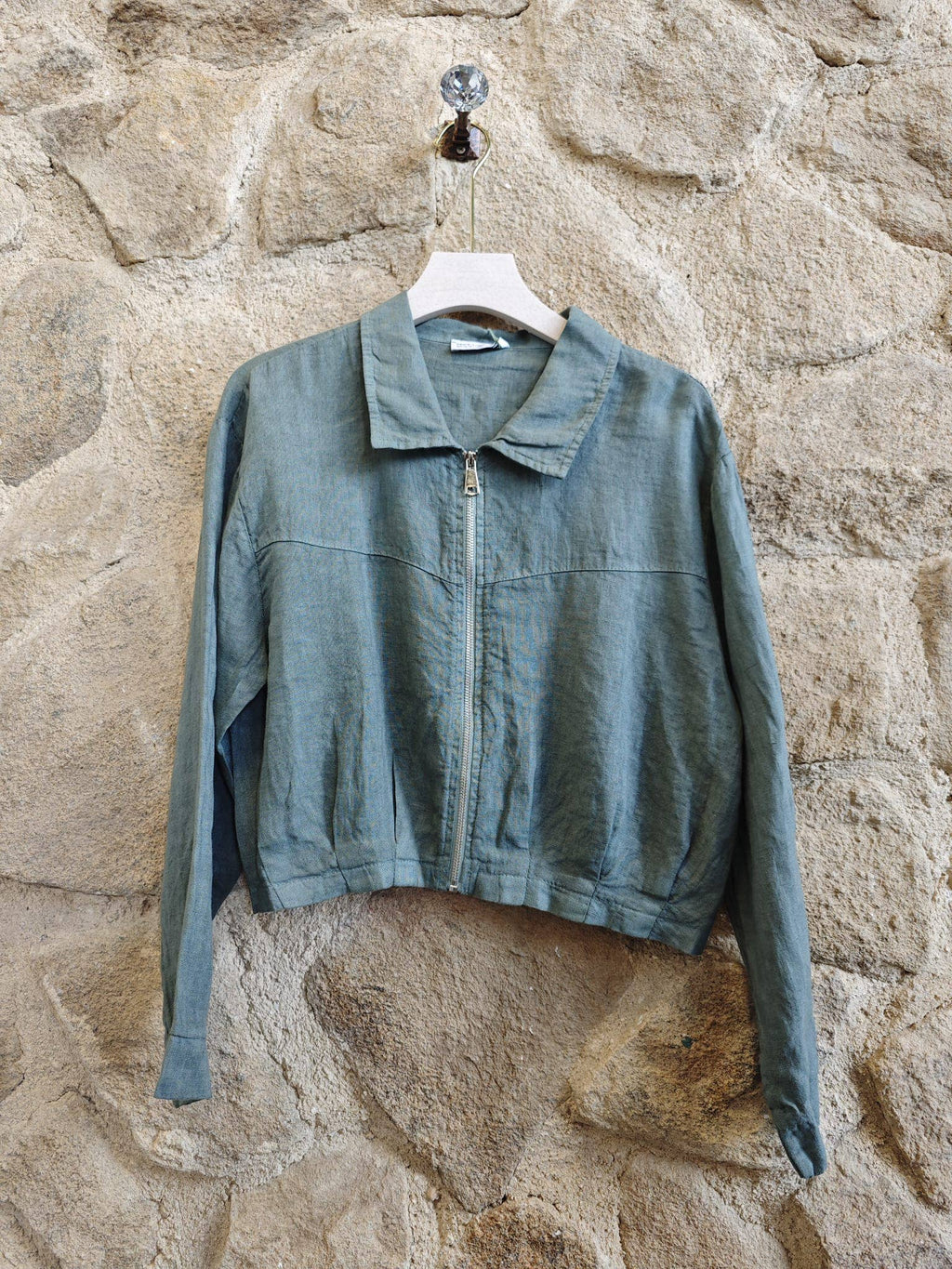 Linen Zipper Jacket