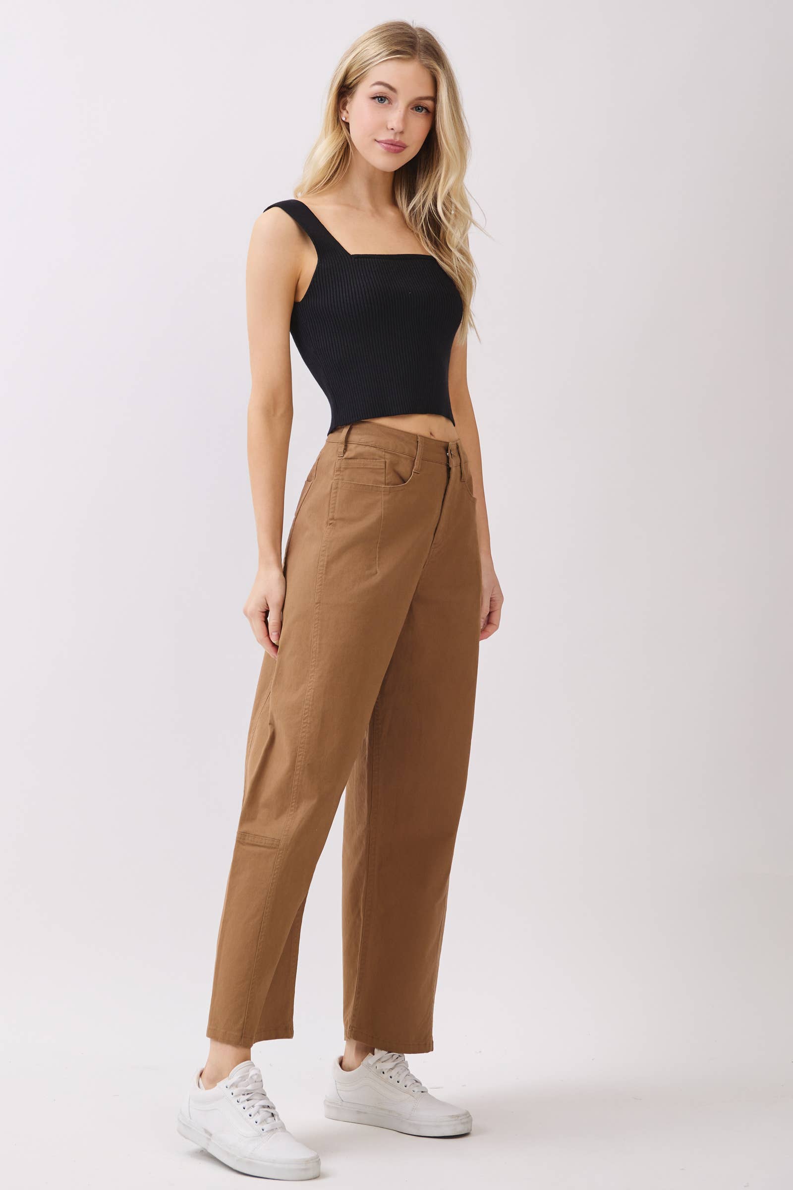 Cotton Barrel Pants