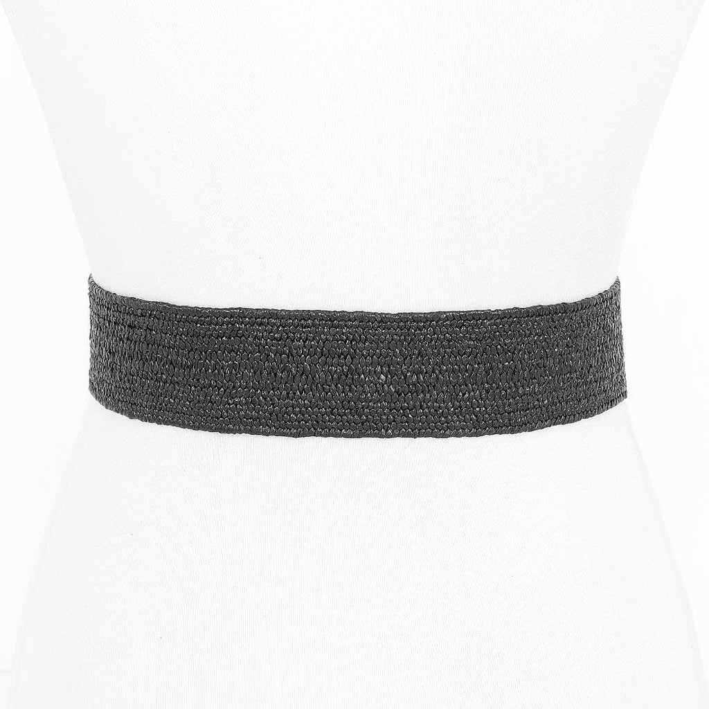 Marble Metal Buckle Stretch Belt