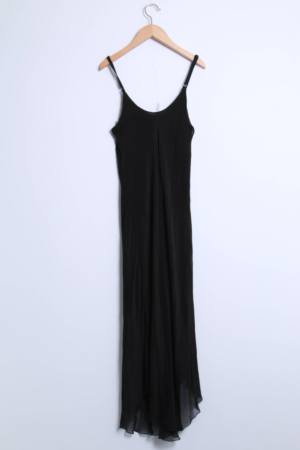 Bias-cut silk dress