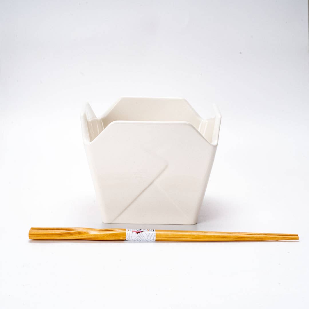 Phoenix Takeout Bowl W/ Chopstix