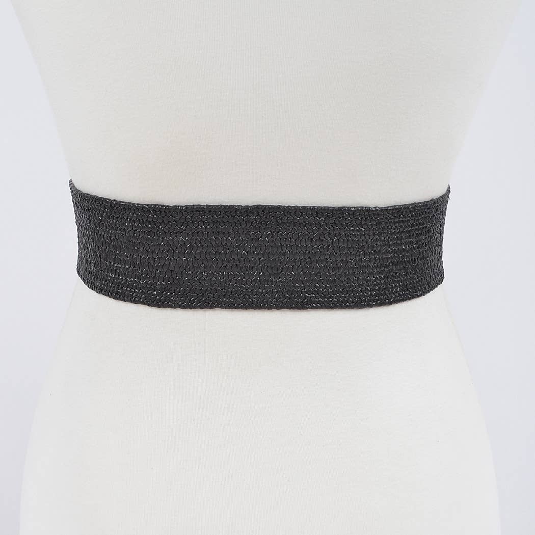 Metal Buckle Stretch Belt