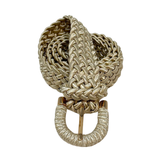 BRAIDED ELASTIC D-RING BELT