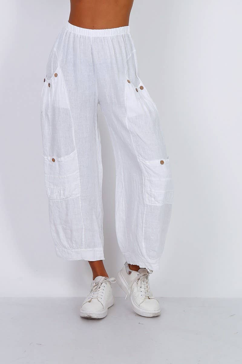 Pantalon en linen