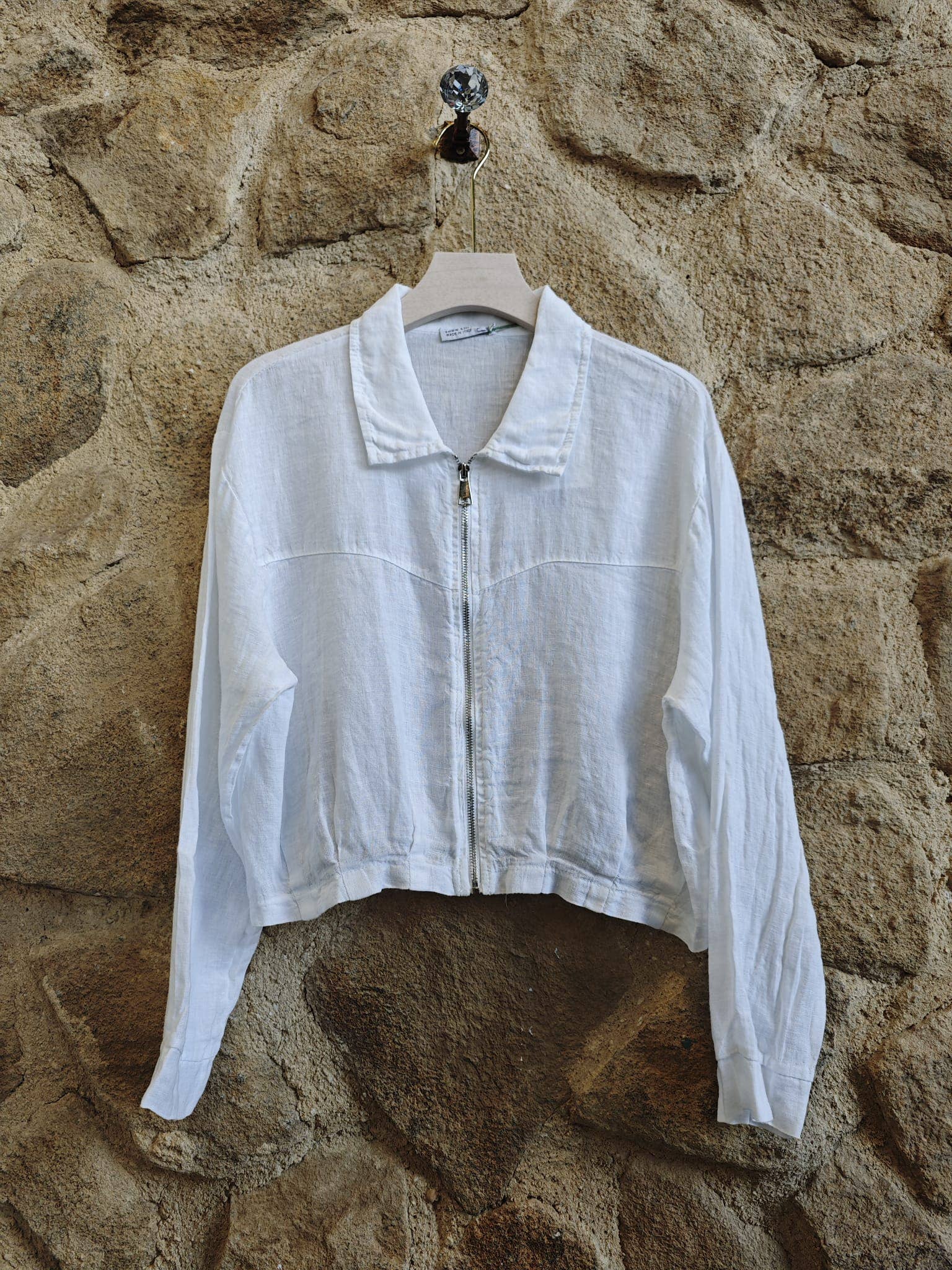 Linen Zipper Jacket