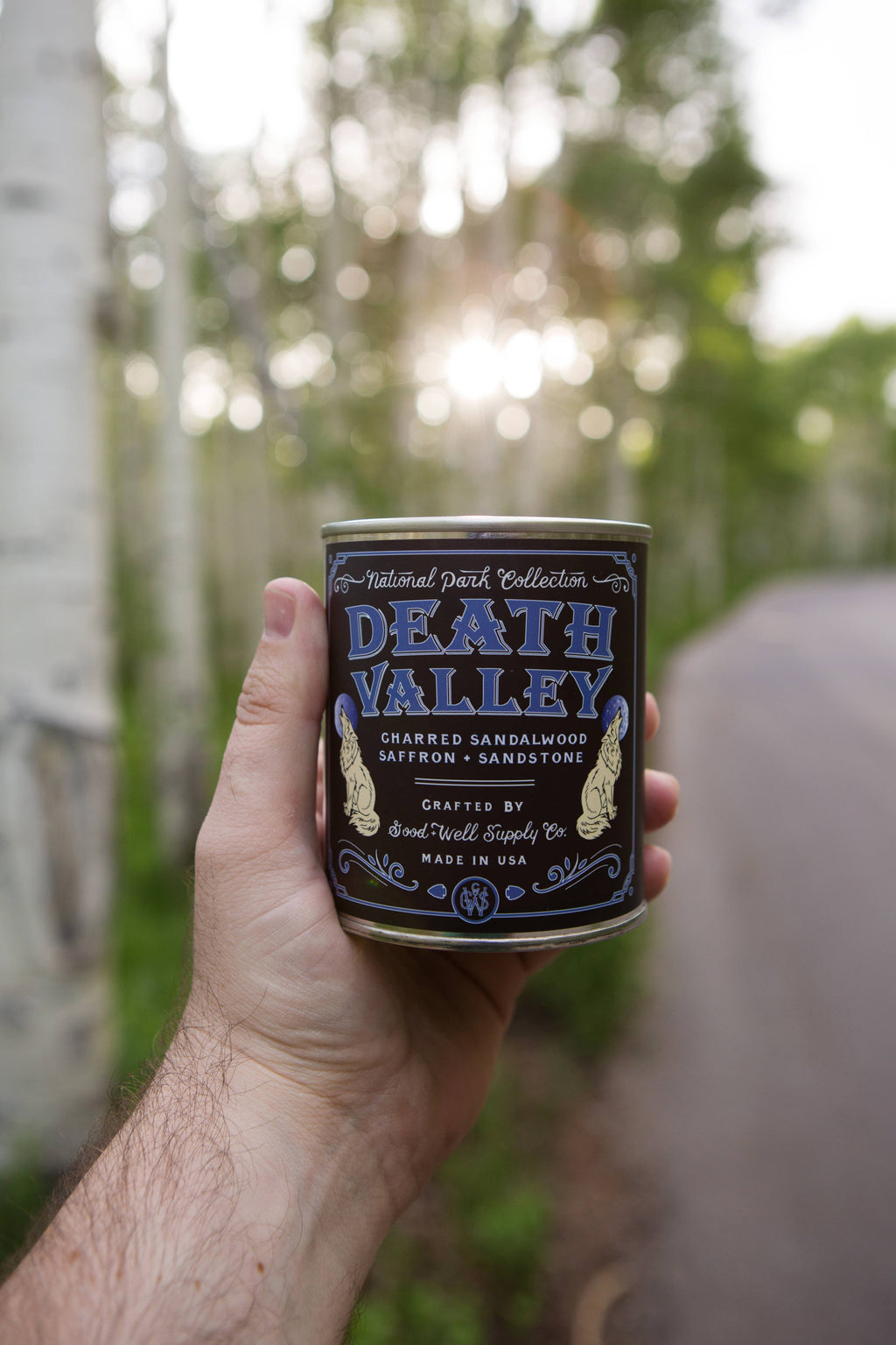 Death Valley National Park Candle: 1/2 Pint, Wood Wick