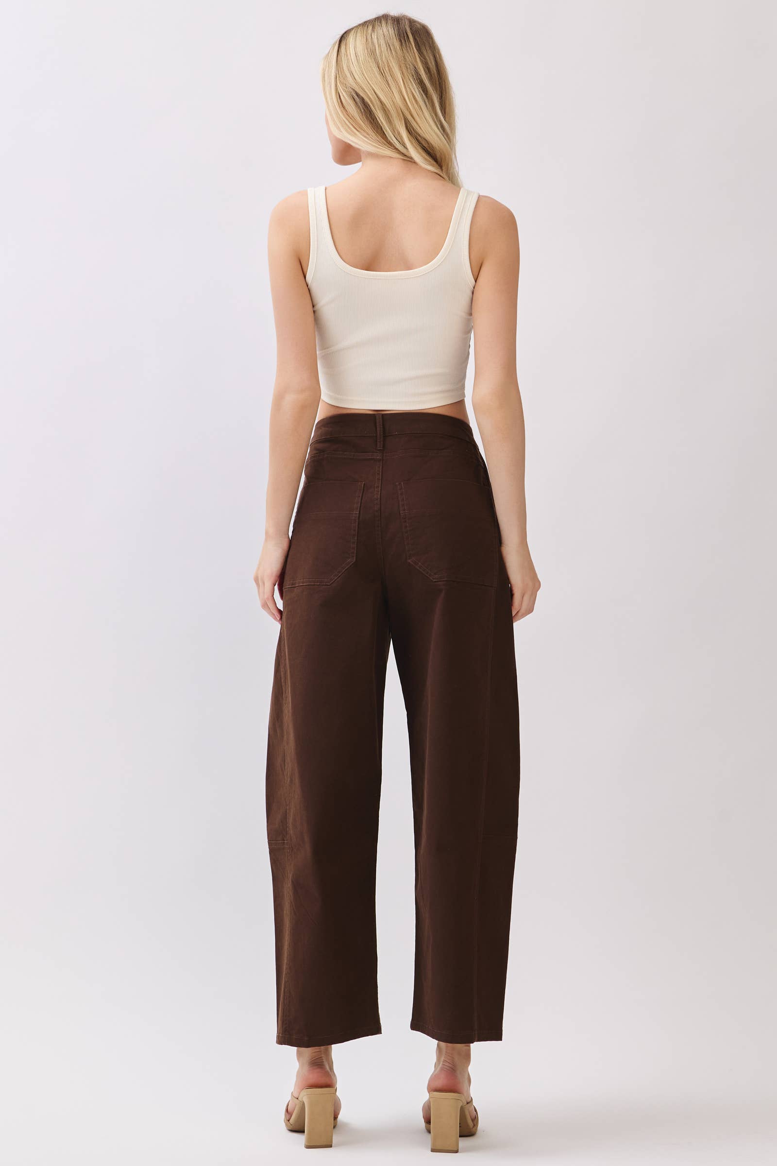 Cotton Barrel Pants