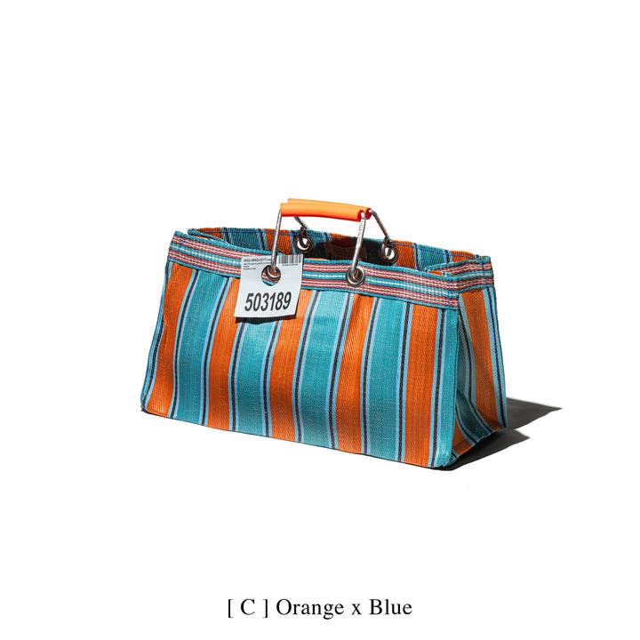 RECYCLED PLASTIC STRIPE BAG