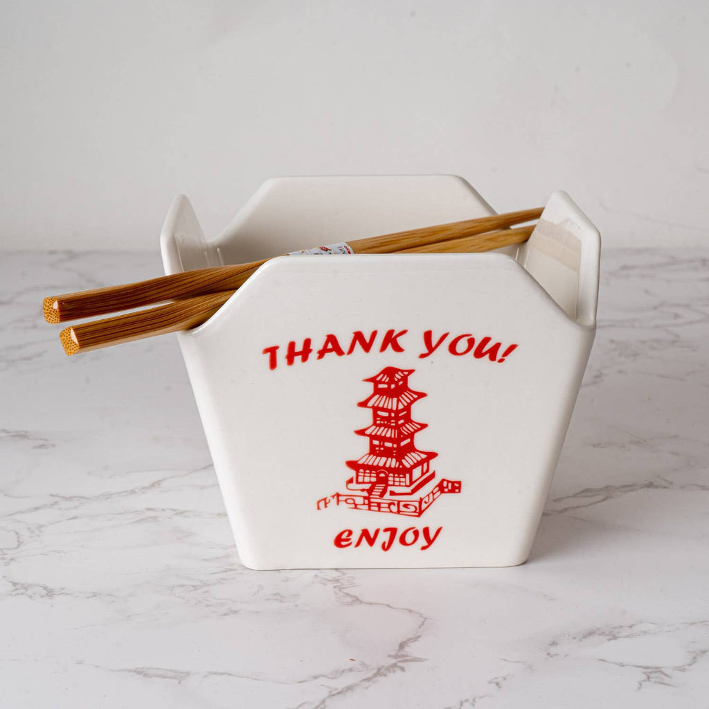 Takeout Bowl W/Chopsticks