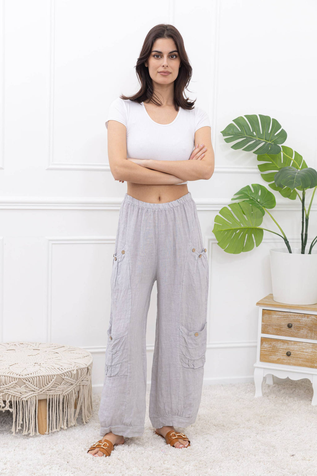 Pantalon en linen