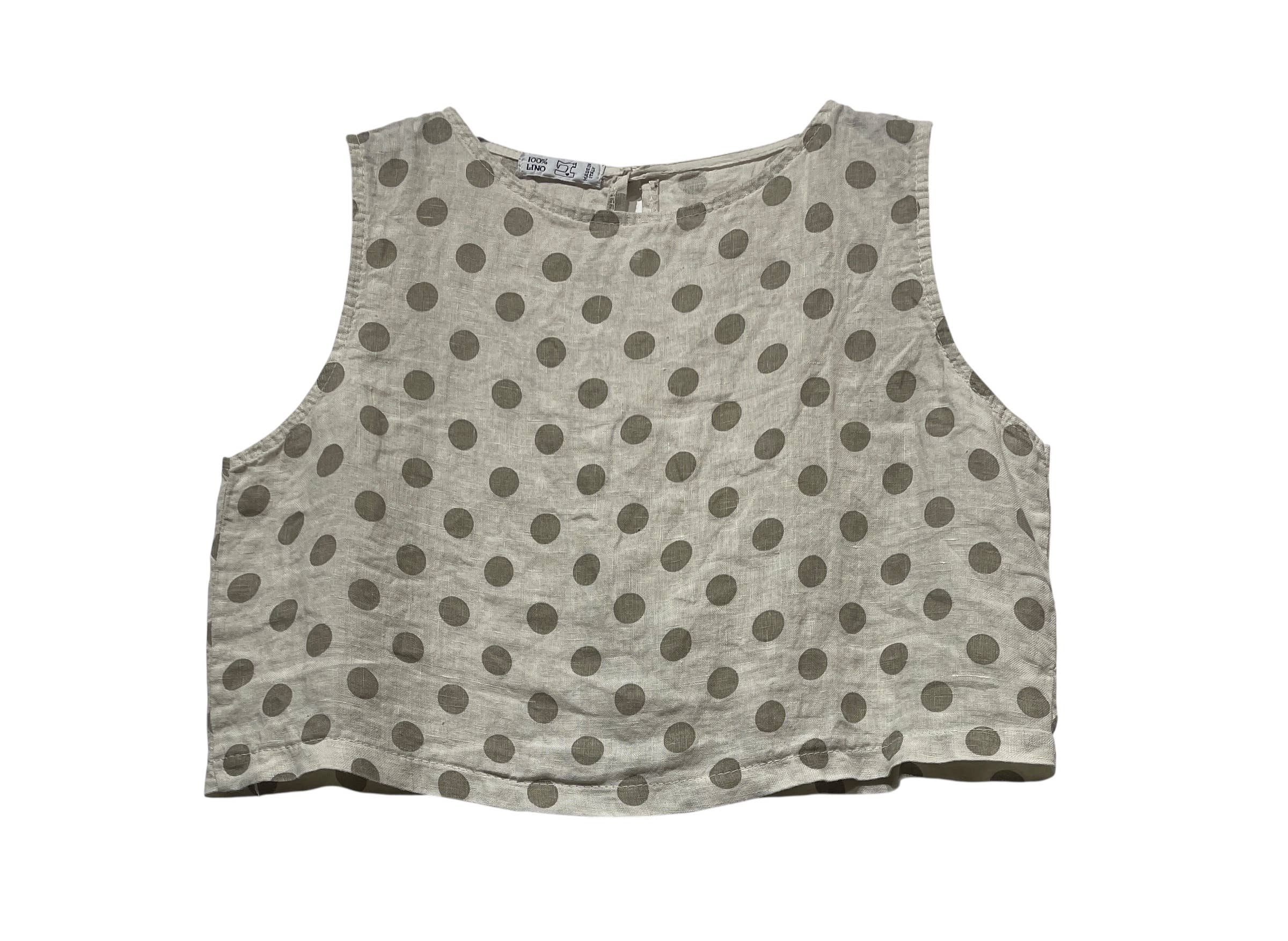 LINEN POLKA DOT CP