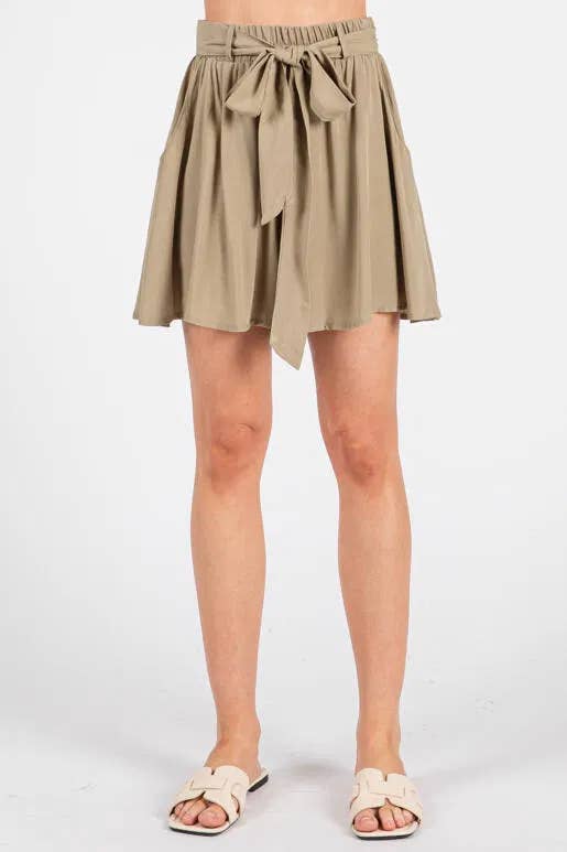 Flowy Shorts with Belt