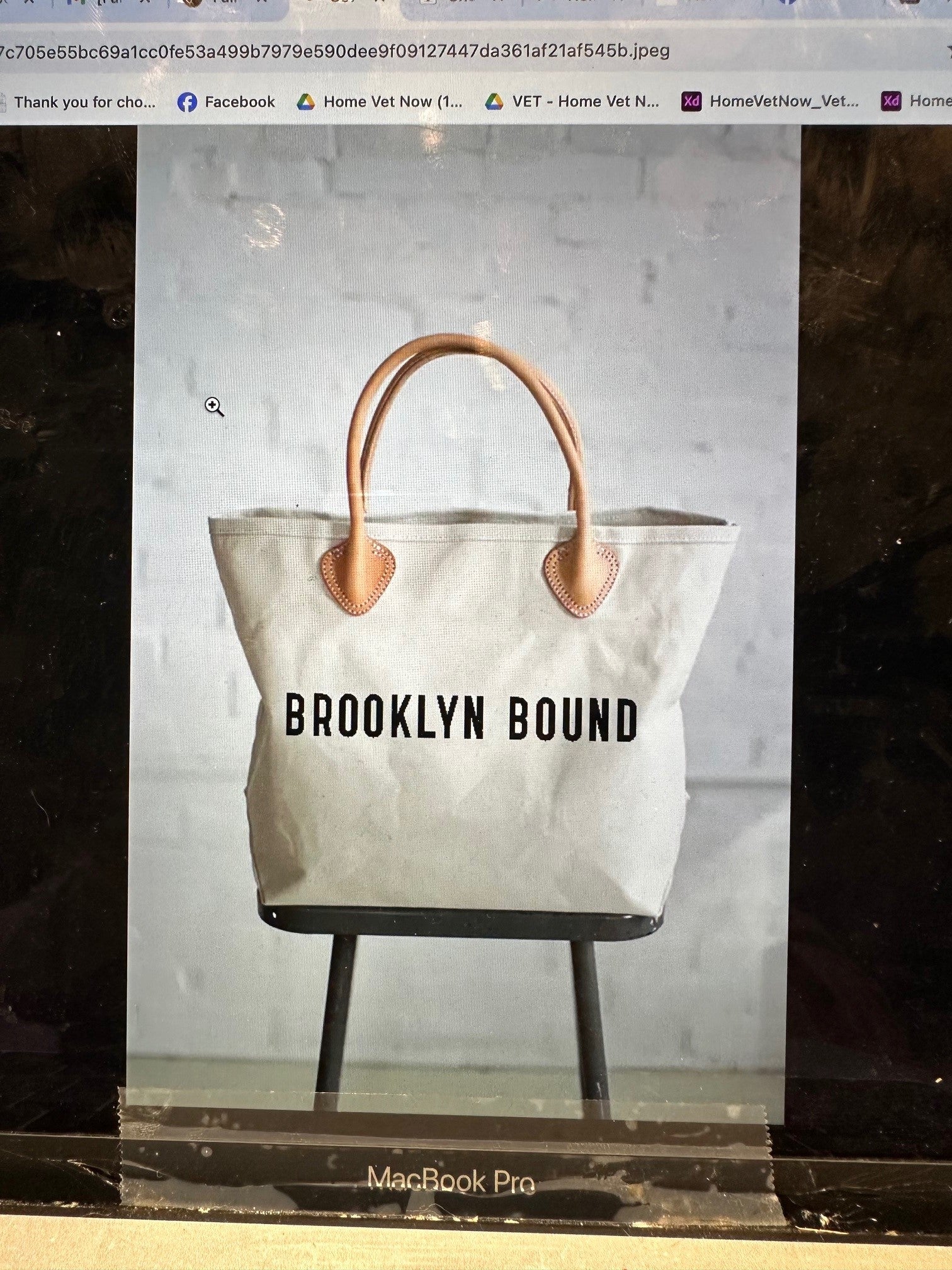 Custom Canvas Transport Tote - Brooklyn Bound