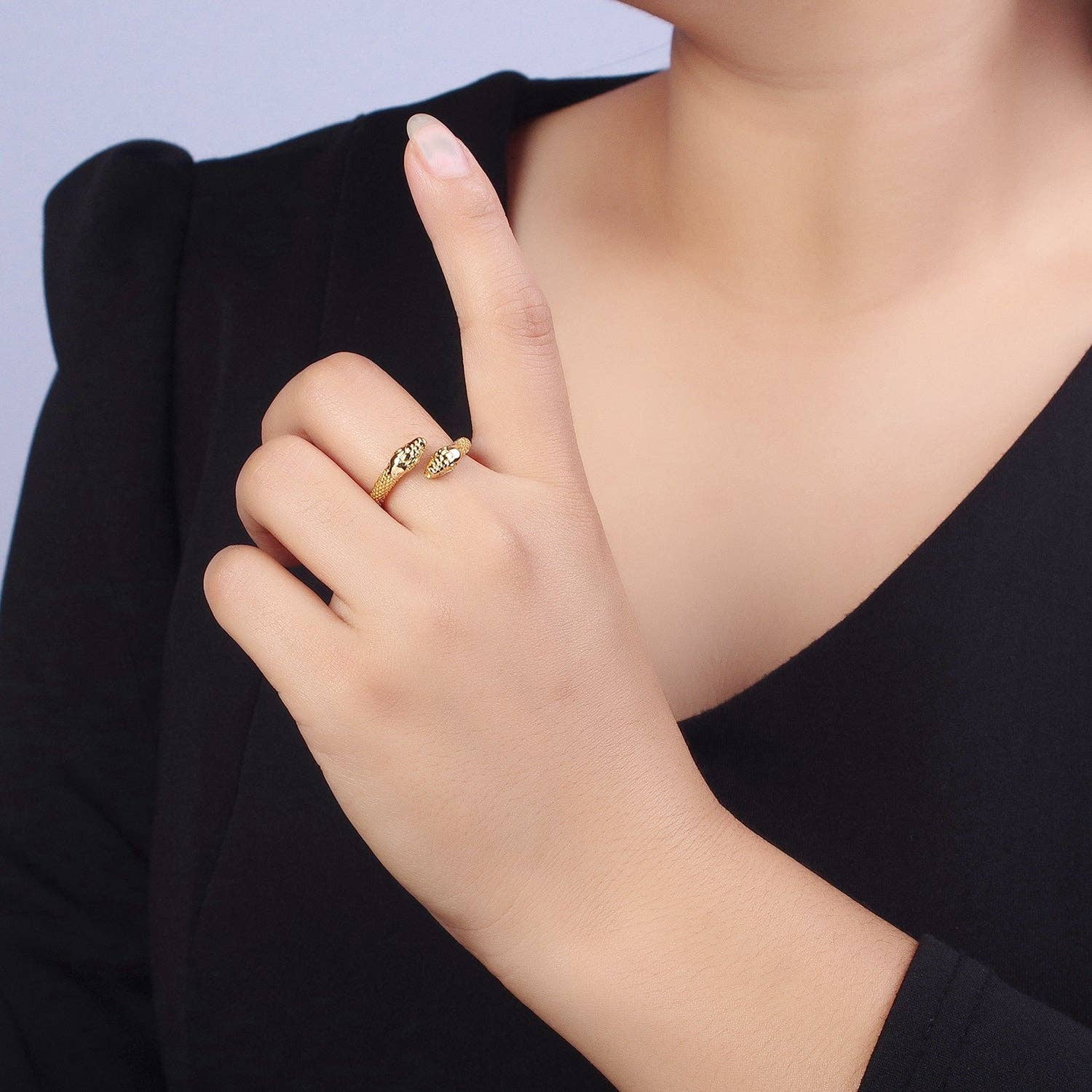 Dainty Snake Ring