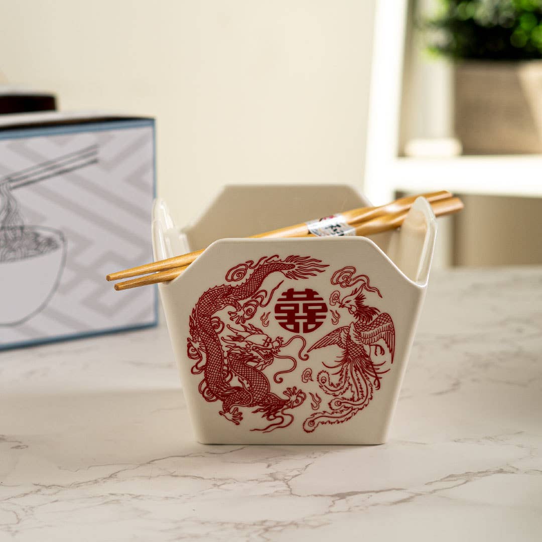 Takeout Bowl W/Chopsticks