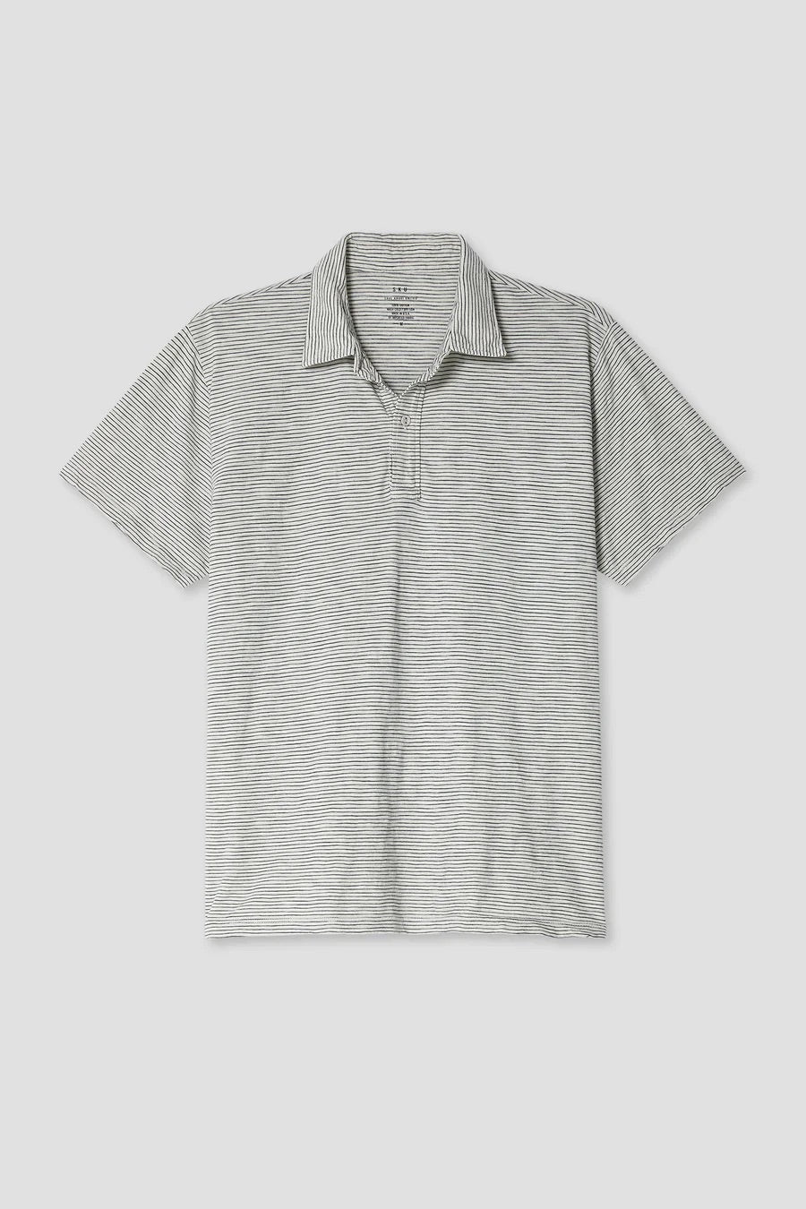 Short Sleeve Stripe Polo