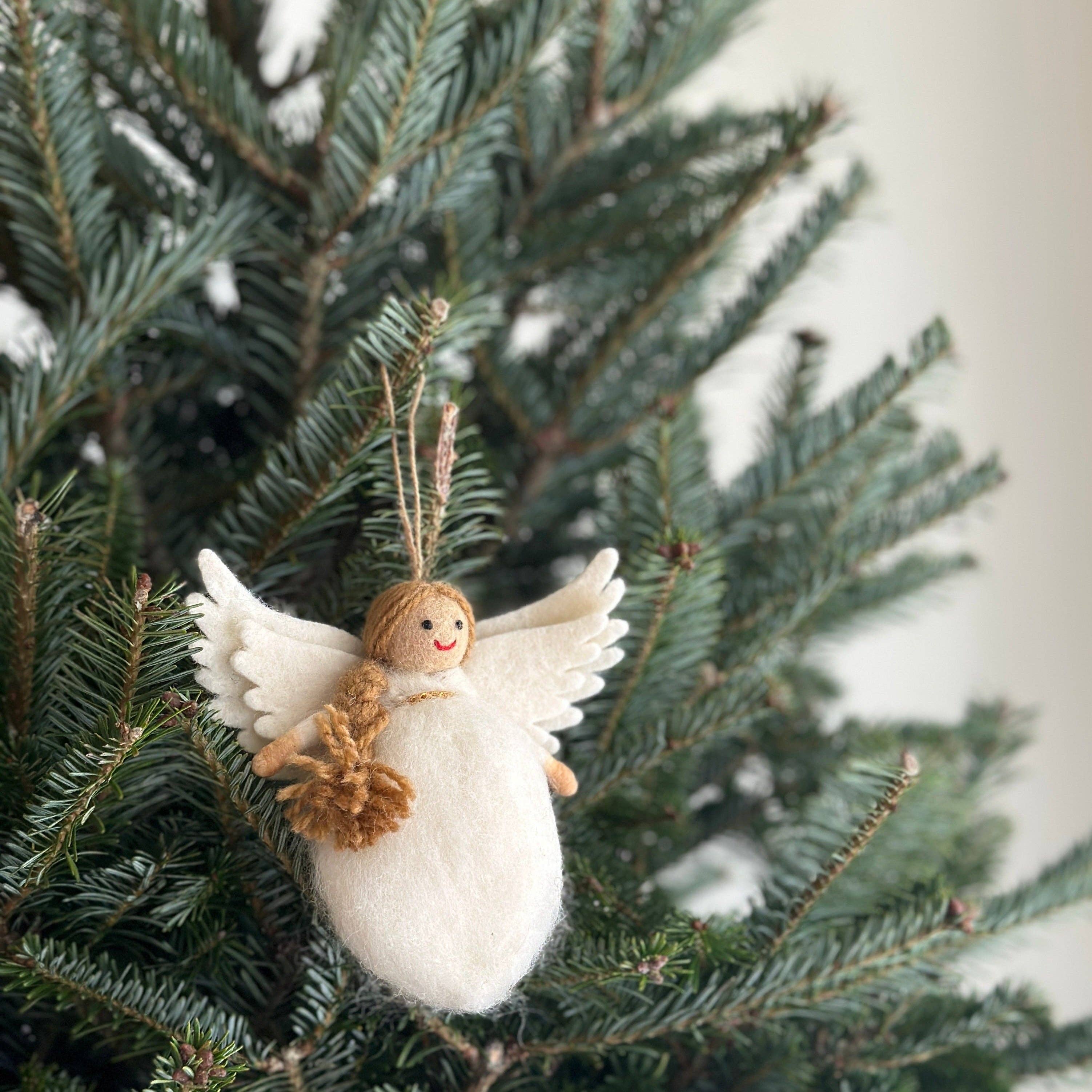 Felt Angel Christmas Ornament