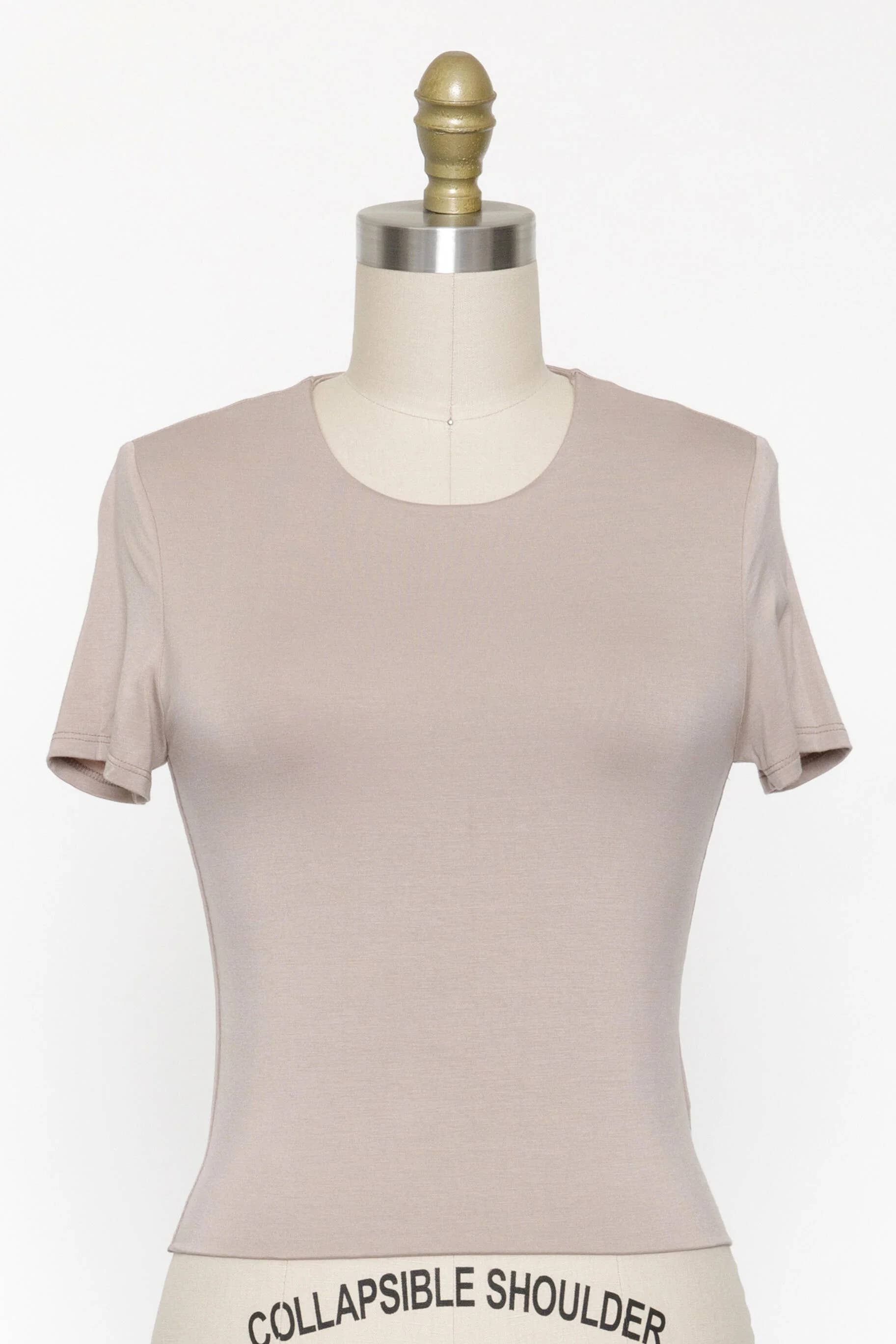 Rayon Modal Basic Crop Top