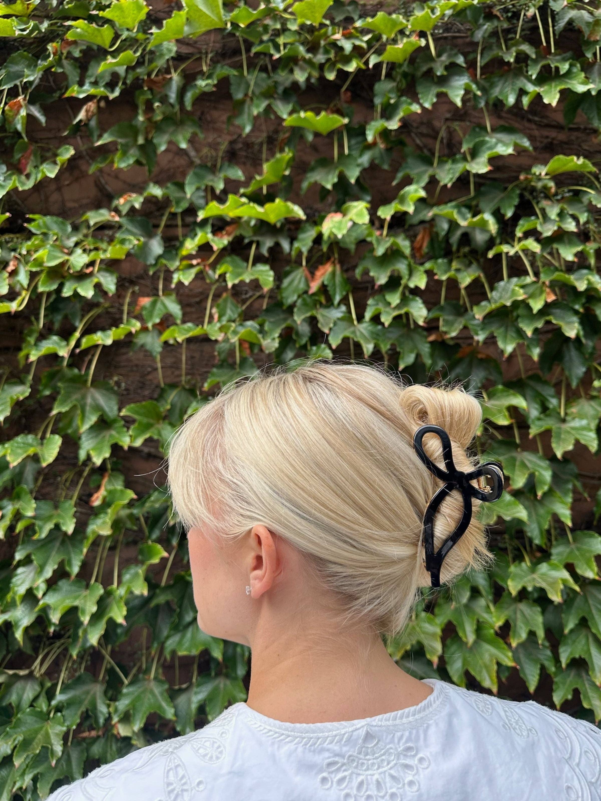 Ballet Bow Claw Clip