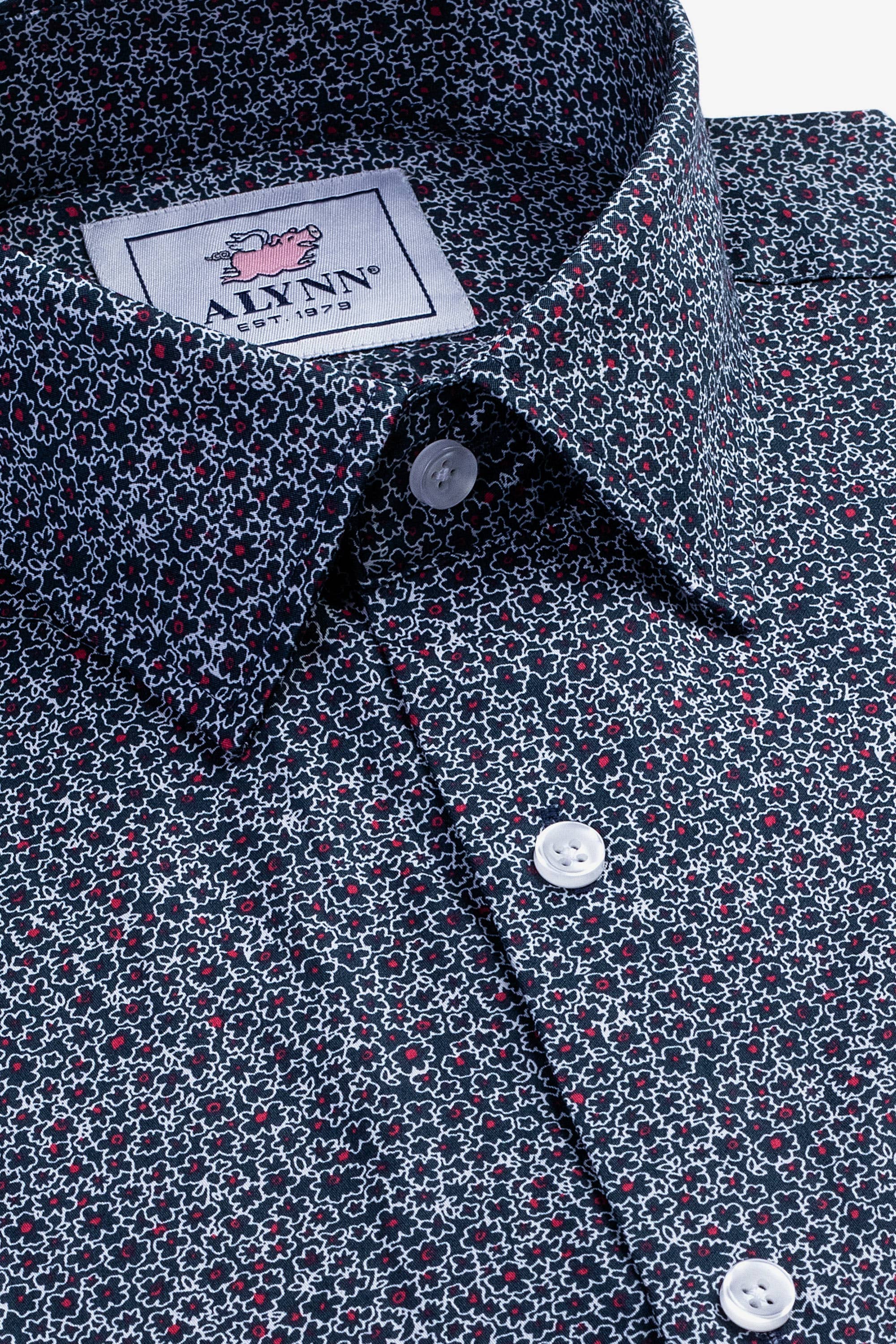Floral Untuckable Classic Fit Dress Shirt