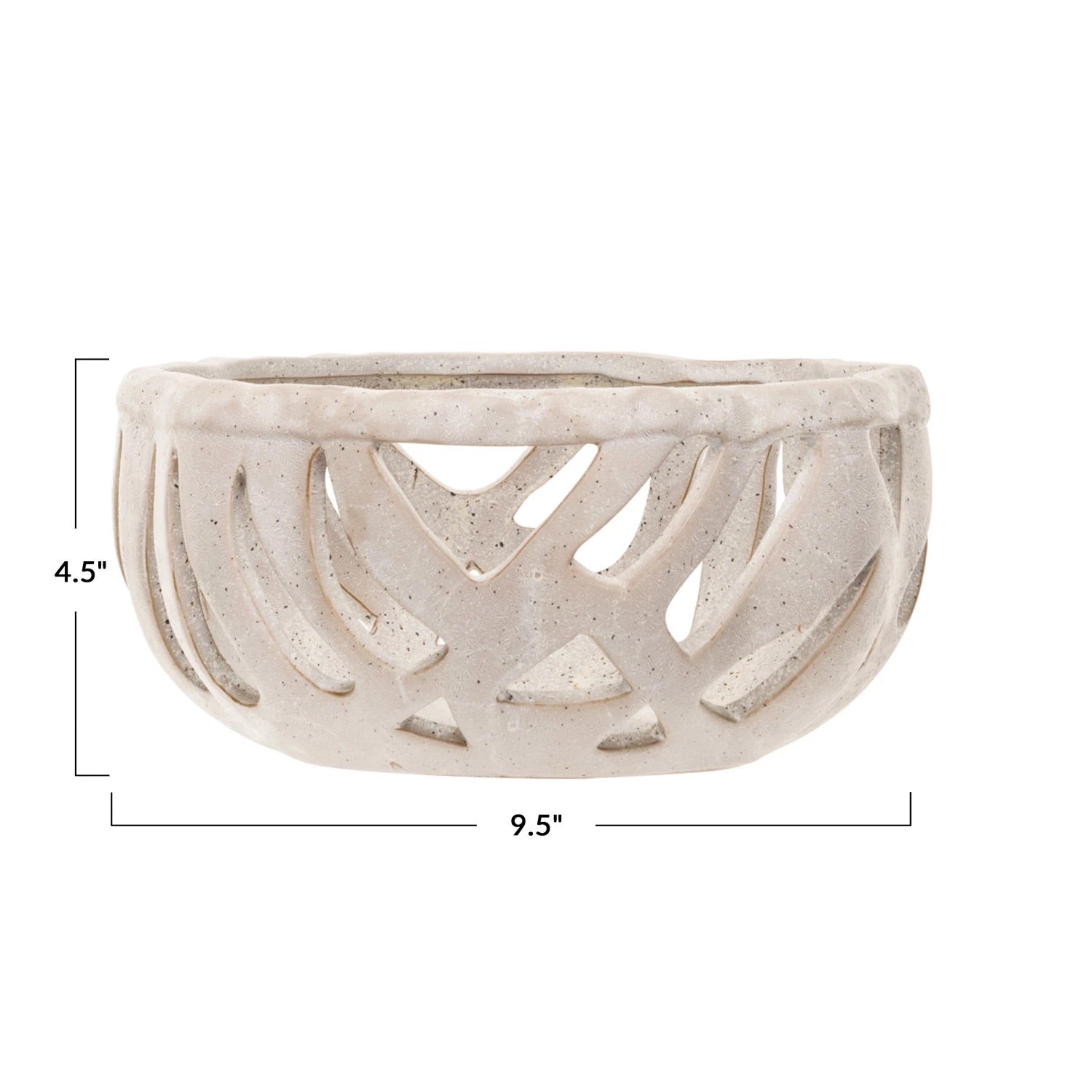 Stoneware Bread Basket (Each One Will Vary)