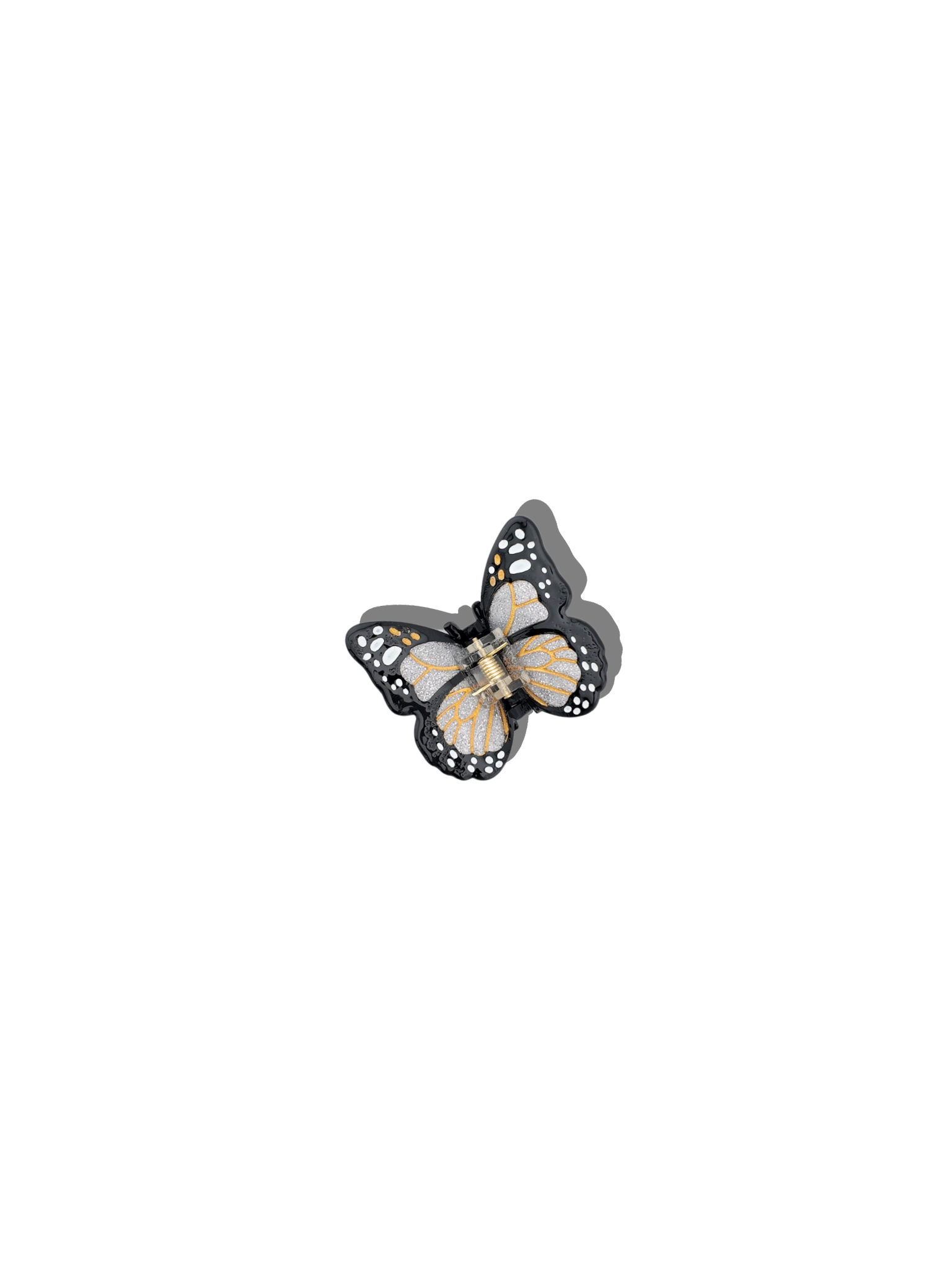 Hand-painted Mini Monarch Claw Clip