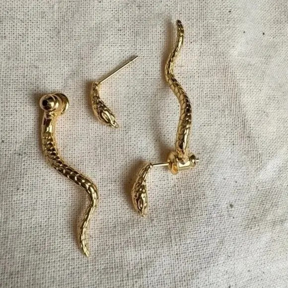 Cleo Serpent Earrings