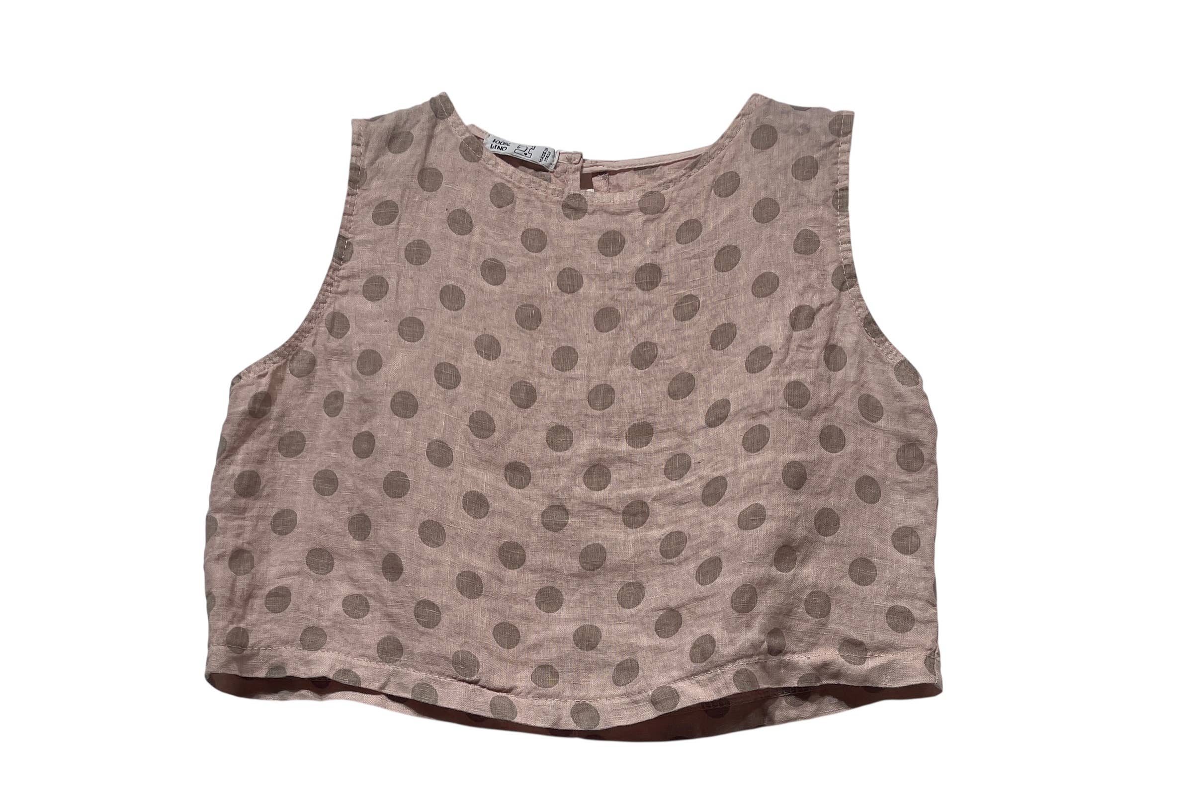 LINEN POLKA DOT CP