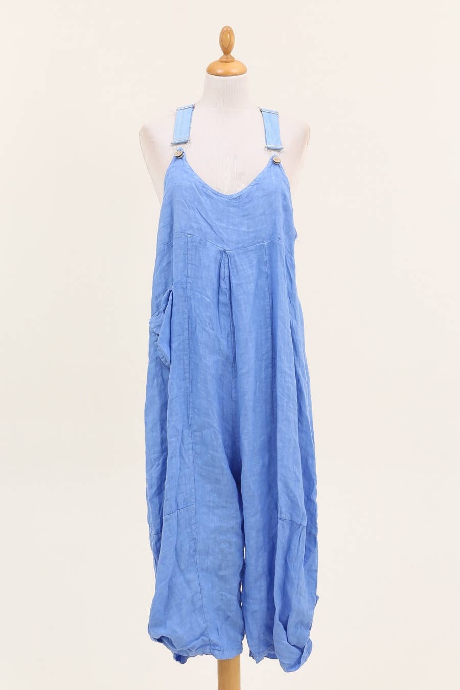 100% LINEN JUMPSUIT