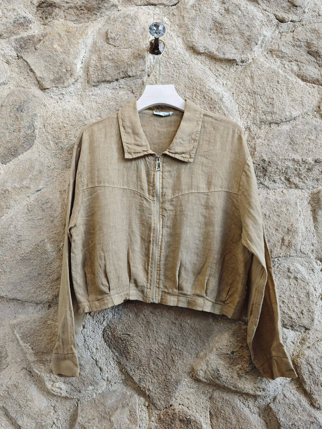 Linen Zipper Jacket