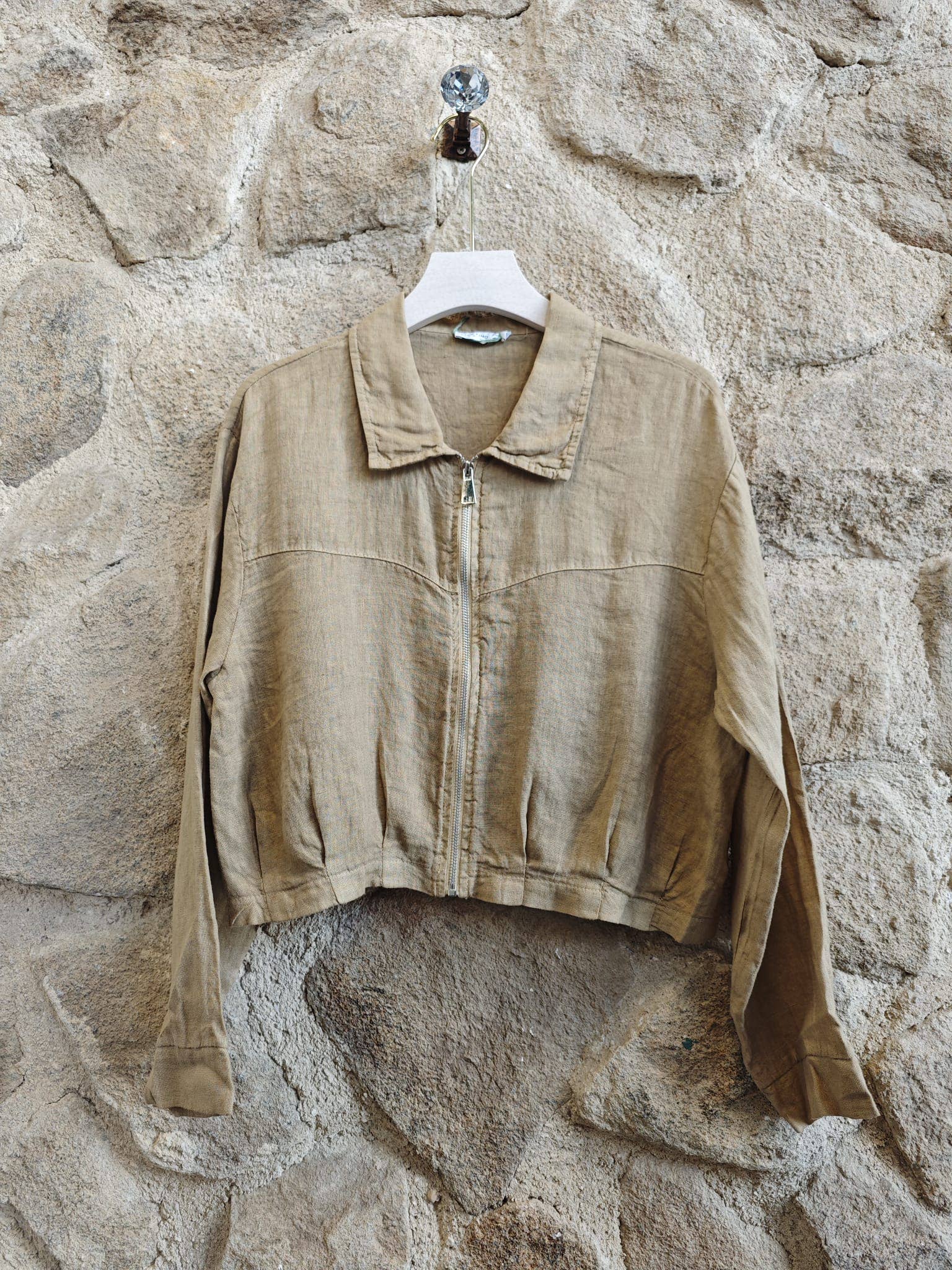 Linen Zipper Jacket