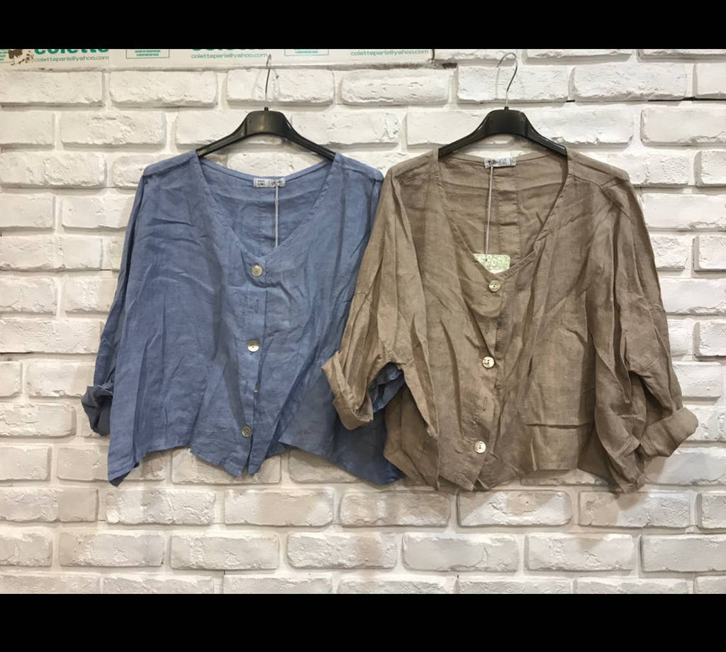 Shirt/Jacket 100% linen