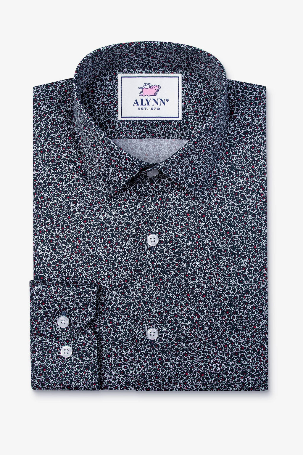 Floral Untuckable Classic Fit Dress Shirt