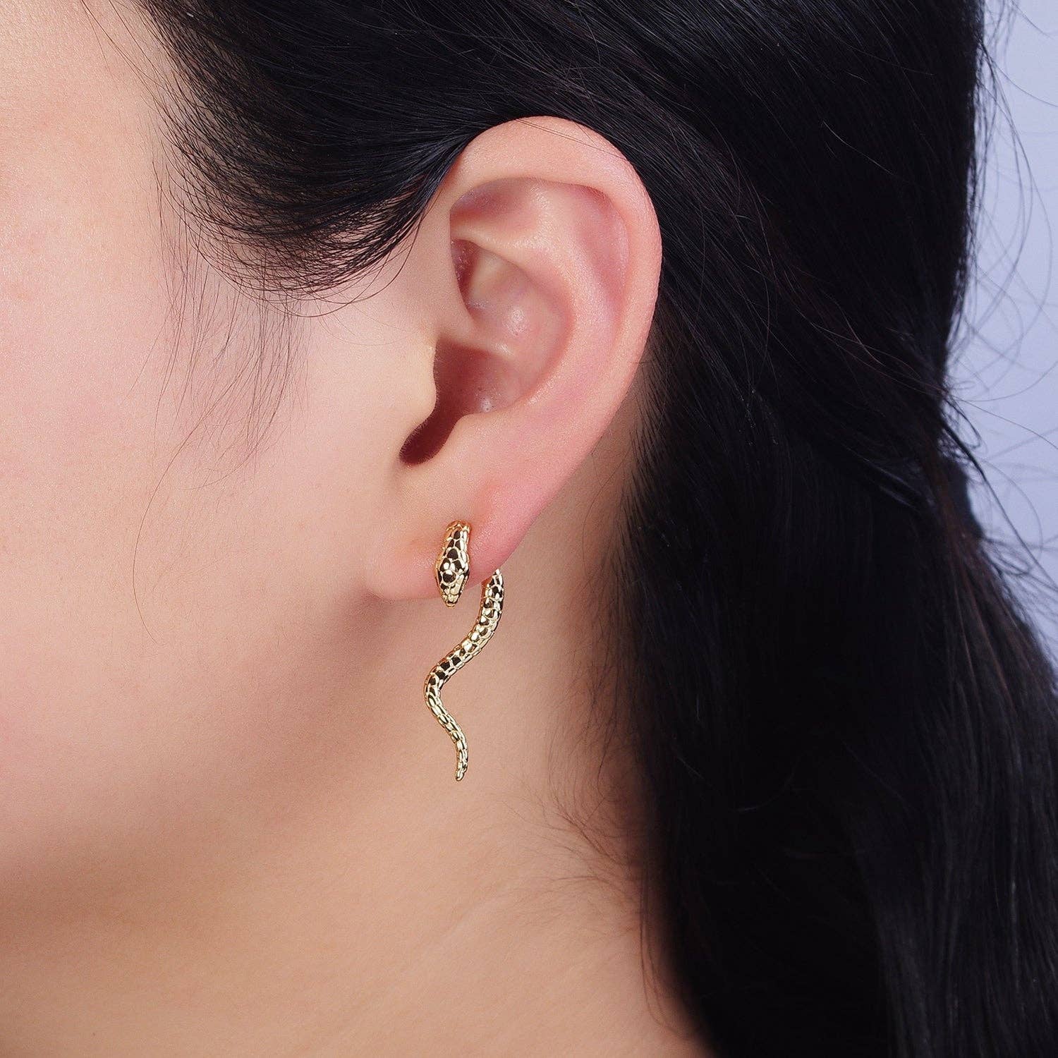 Snake Serpent Earrings