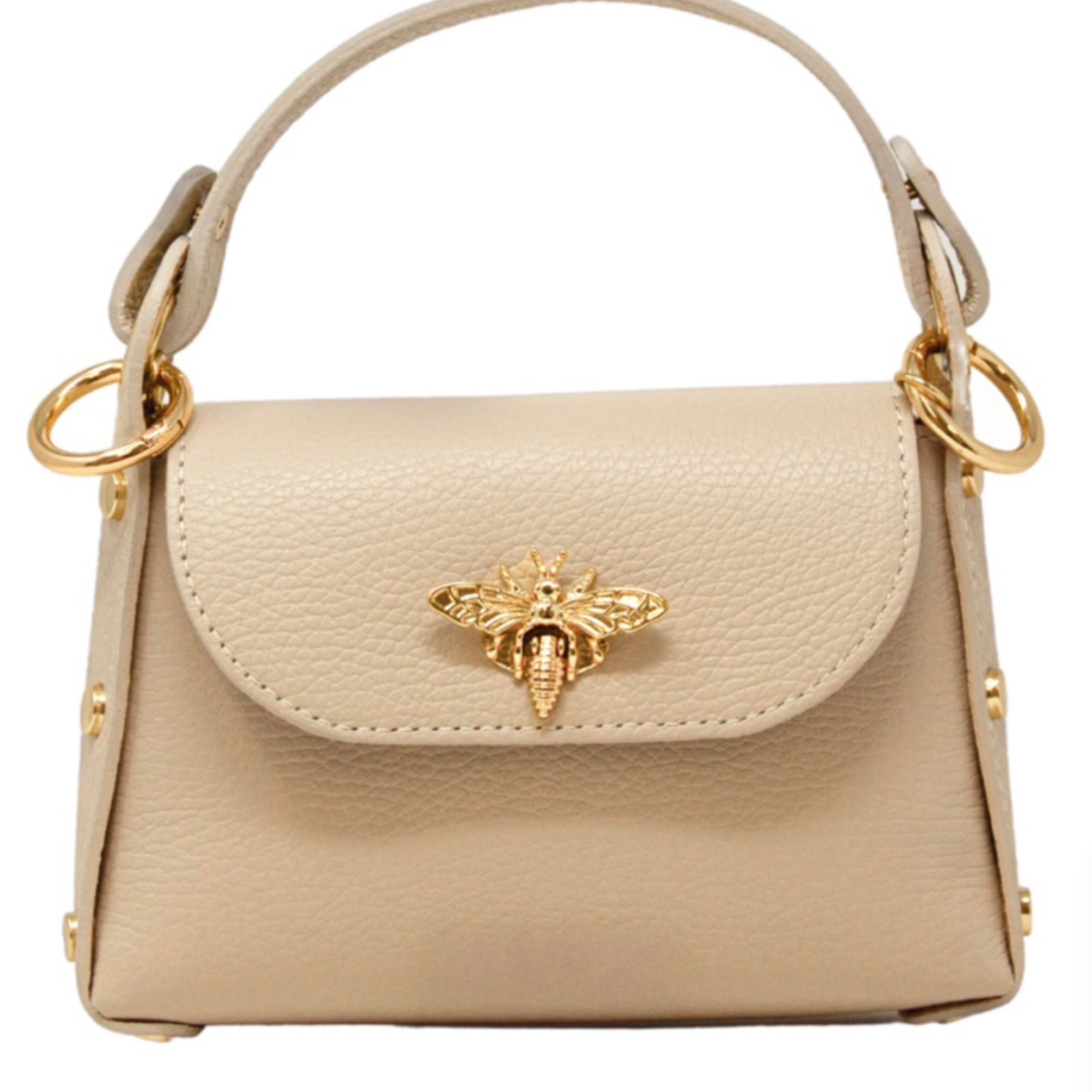 G Butterfly Italian Leather Mini Bag