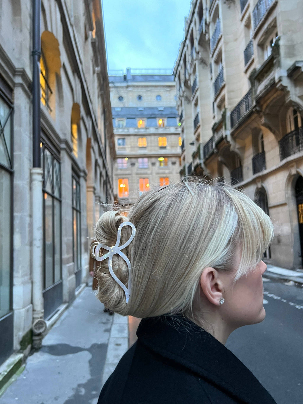 Ballet Bow Claw Clip