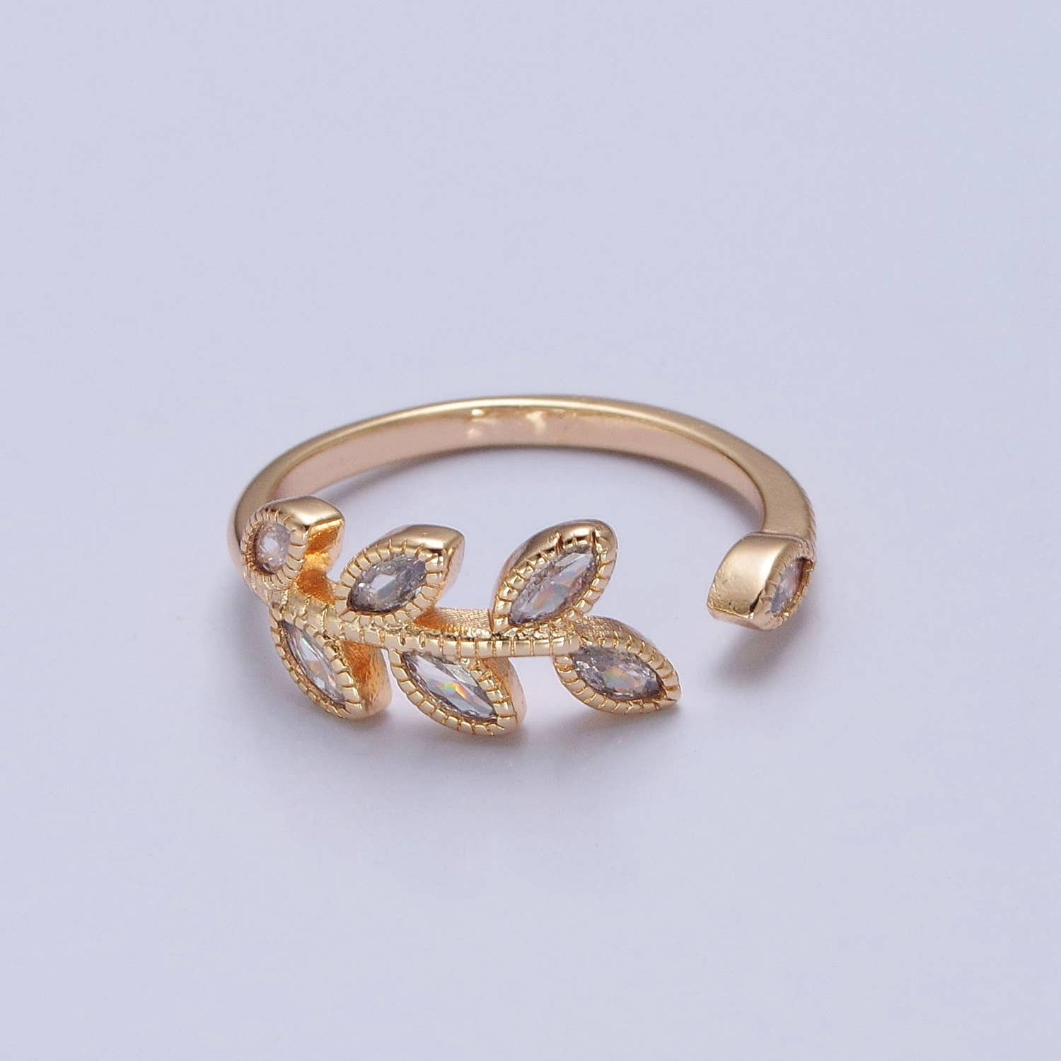 CZ Vine Ring