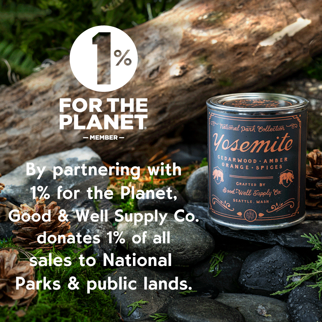 Grand Teton National Park Candle: 1/2 Pint, Wood Wick